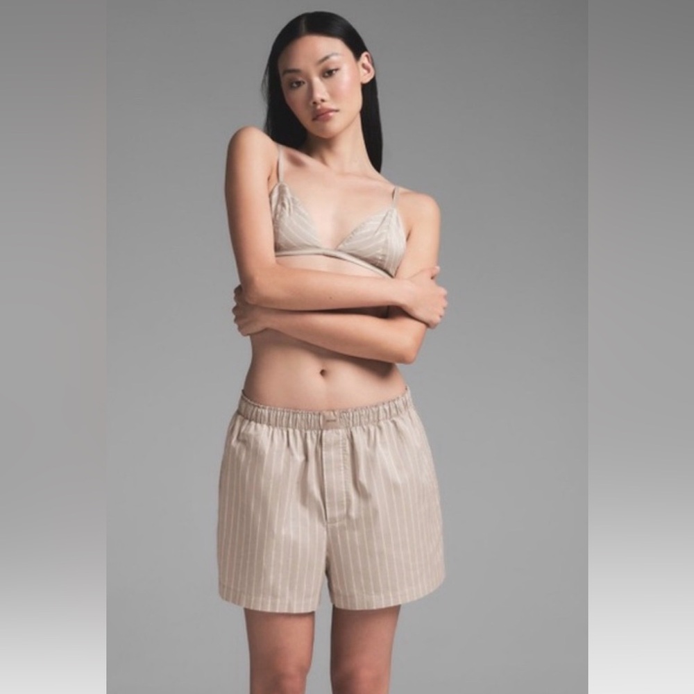 SKIMS Cotton Poplin Short - Stone